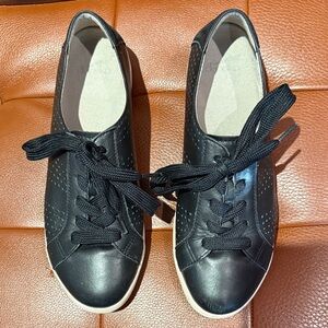 Dansko Black Leather Sneakers for women